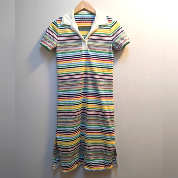 Vintage 1970 Handmade Rainbow Dress - Picture 7 of 11